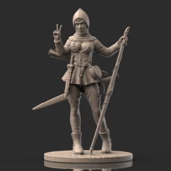 Rosie (54mm resin) the Bowman