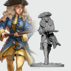 Astrid from Swedish Infantry (54mm resin)
