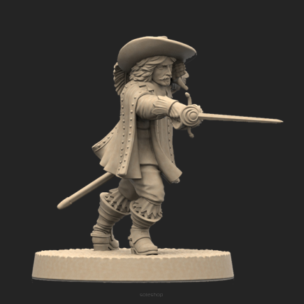 Metal miniature - D'Artagnan