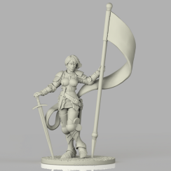 Jeanne (54mm resin) the Knight