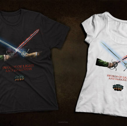 T-SHIRT Swords of Light and Darkness