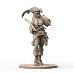 Jackie (54mm resin) the Pirate